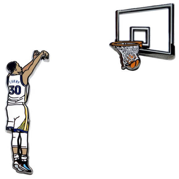 3-Point King Lapel Pins - Picture 1 of 5